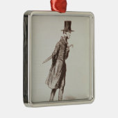 De werknemer metalen ornament (Rechts)