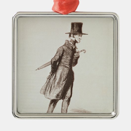 De werknemer metalen ornament (Voorkant)