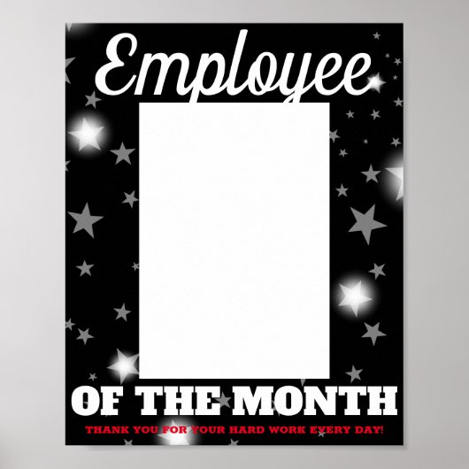 De werknemer van het de kleurenfototussenvoegsel v poster (Voorkant)