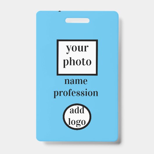 de werknemersfoto van de bodem, streepjescode, log badge (Voorkant)