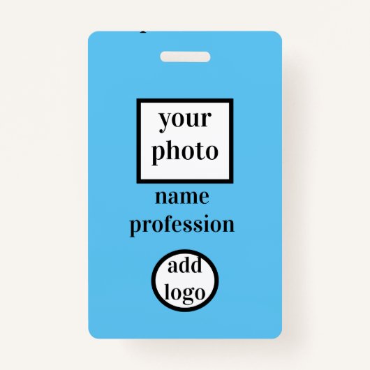 de werknemersfoto van de bodem, streepjescode, log badge (Voorkant)