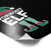 De werkout Elf Group komt overeen met het kerstfee Foto Afdruk (Hoek)