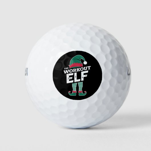 De werkout Elf Group komt overeen met het kerstfee Golfballen (Voorkant)