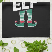 De werkout Elf Group komt overeen met het kerstfee Theedoek (Gevouwen)