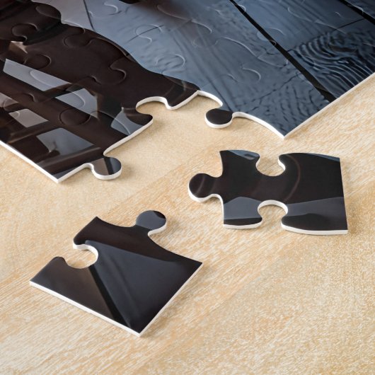 De werkplaats van de kerstman legpuzzel (Zijkant)