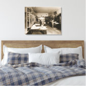 De werkplaats van Faberge (foto) Canvas Afdruk (Insitu (Slaapkamer))