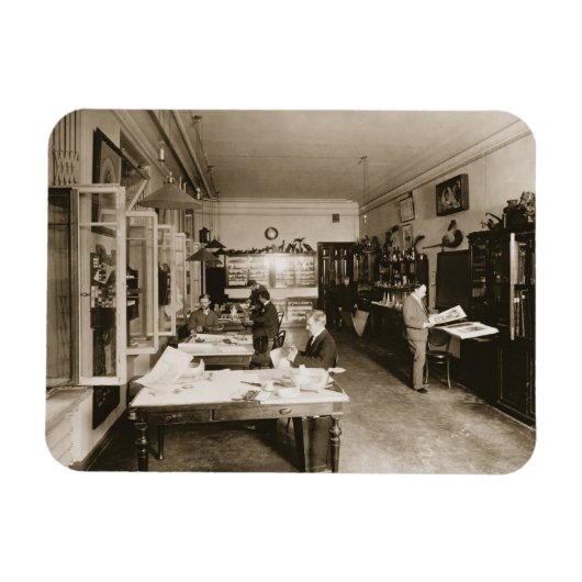 De werkplaats van Faberge (foto) Magneet (Horizontaal)