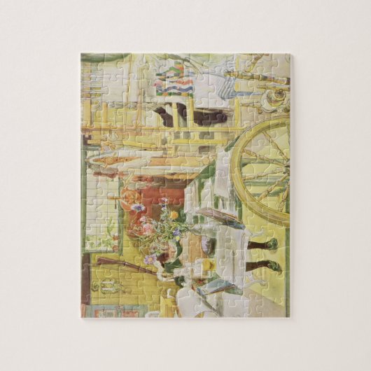 De werkruimte, café. in "Lasst Licht Hinin" ("Let  Legpuzzel (Verticaal)