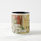 De werkruimte, café. in "Lasst Licht Hinin" ("Let  Tweekleurige Koffiemok (Center)