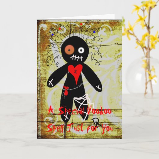 De Werktijd van het voodoo Kaart (Gele Bloem)