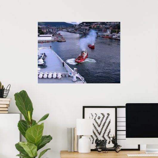 De werktijgen van Bergen Poster (Thuiskantoor)