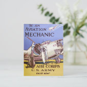 De Werktuigkundige van de luchtvaart Briefkaart (Staand voorkant)