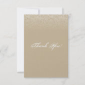 De Wervelingen van het goud en van Champagne Bedankkaart (Voorkant)