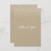 De Wervelingen van het goud en van Champagne Bedankkaart (Voorkant / Achterkant)