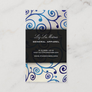 De wervelingen van PixDezines cupcakes + blauwe Visitekaartje