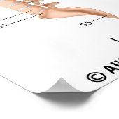 De wervelkolom alle uitzichten, geëtiketteerde tek poster (Hoek)