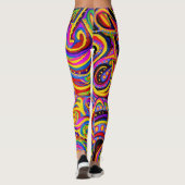 De wervelkolom leggings (Achterkant)