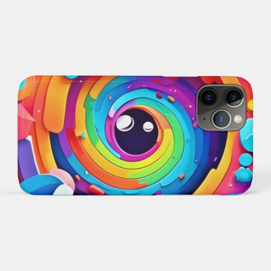 De wervelwind van kleurrijke verbeelding Case-Mate iPhone case (Achterkant (horizontaal))