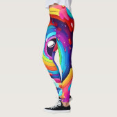 De wervelwind van kleurrijke verbeelding leggings (Links)