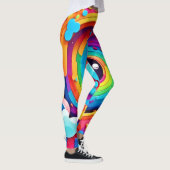 De wervelwind van kleurrijke verbeelding leggings (Rechts)