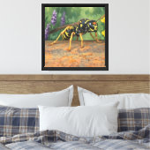 De Wesp Canvas Afdruk (Insitu (Slaapkamer))