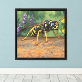 De Wesp Canvas Afdruk (Insitu (Houten vloer))