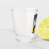 De wespenvrouw schoot glas (Links)