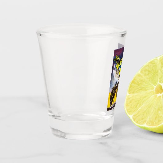 De wespenvrouw schoot glas (Links)