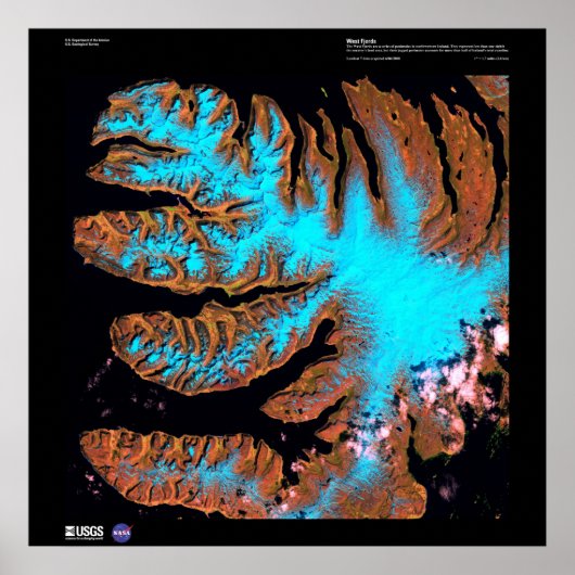 De West Fjords Poster (Voorkant)
