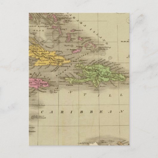 De West Indies Briefkaart (Voorkant)