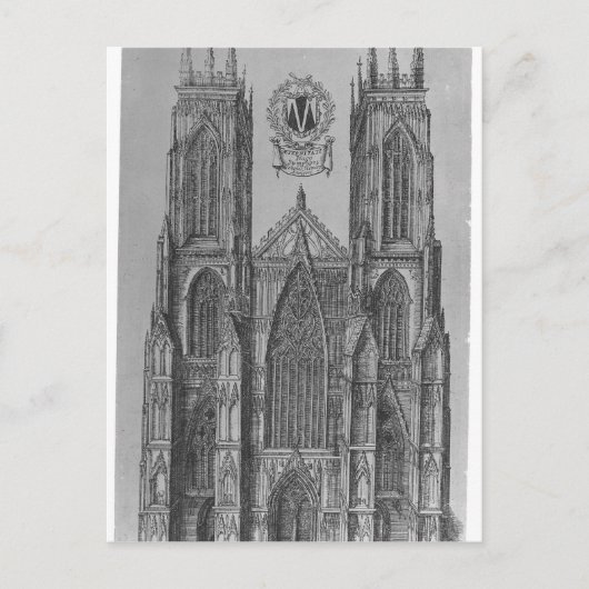 De West Prospect van de Kerk van St. Peter Briefkaart (Voorkant)
