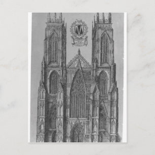De West Prospect van de Kerk van St. Peter Briefkaart
