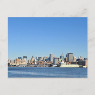 De West Side van New York City Briefkaart