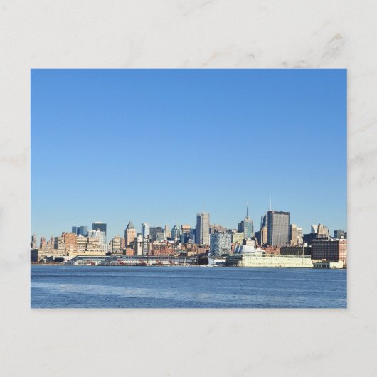 De West Side van New York City Briefkaart (Voorkant)