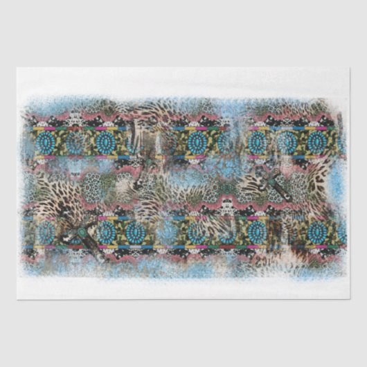 De Western Serie Ontwerp 29 Tissuepapier (Voorkant)