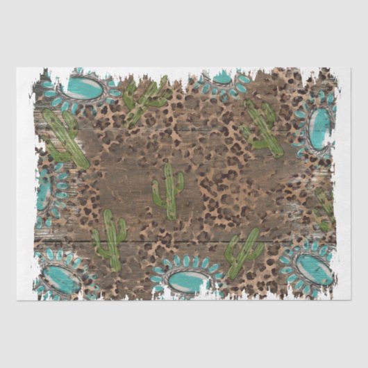 De Western Series Design 10 Tissuepapier (Voorkant)
