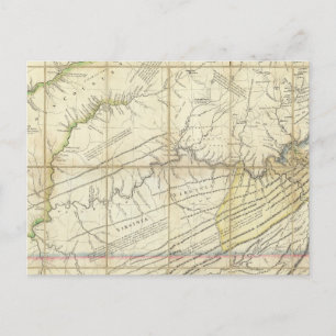 De Westerne Delen van Virginia, Pennsylvania Briefkaart
