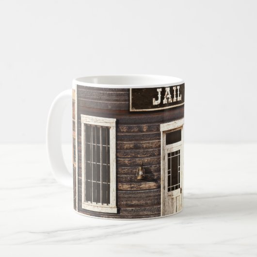 De westerne gevangenis van Rustic. 3d ing. Deel va Koffiemok (Voorkant links)