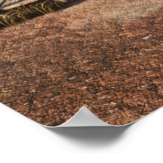 De westerne gevangenis van Rustic. 3d ing. Deel va Poster (Hoek)