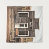 De westerne gevangenis van Rustic. 3d ing. Deel va Wandkleed (Voorkant (horizontaal))