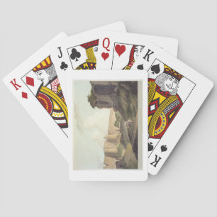 De Westerne ingang van Shere Shah's Fort, Delhi, Speelkaarten