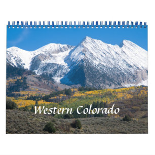 De westerne Kalender van de Foto van Colorado
