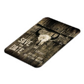 De Westerne Koe van het huwelijk Rustic slaat de D Magneet (Linkerzijde)