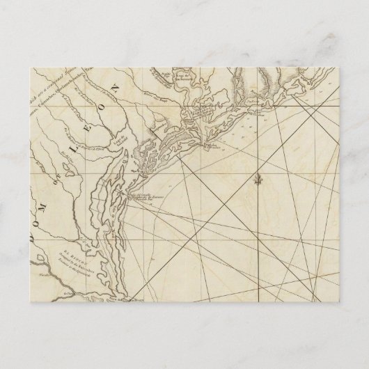 De Westerne kust van Louisiana Briefkaart (Voorkant)