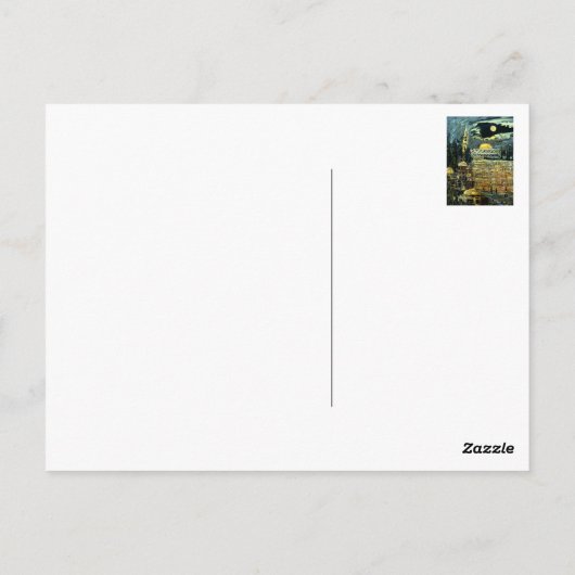 De Westerne muur in Jeruzalem Briefkaart (Achterkant)