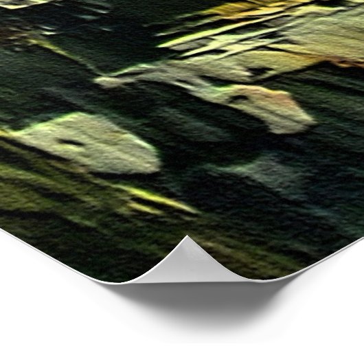 De Westerne muur in Jeruzalem Poster (Hoek)