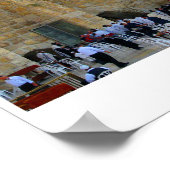 De Westerne muur in Jeruzalem Poster (Hoek)