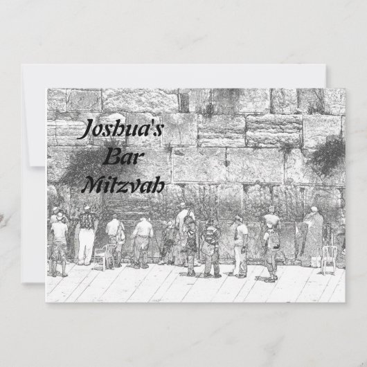 De Westerne muur, Jeruzalem (Voorkant)