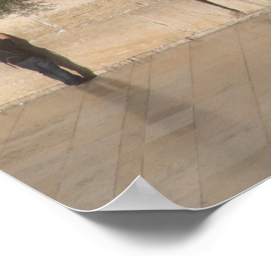 De Westerne muur, Jeruzalem Poster (Hoek)