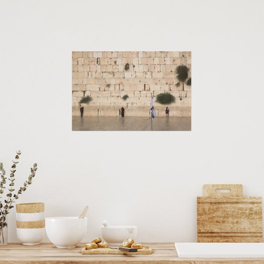 De Westerne muur, Jeruzalem Poster (Keuken)